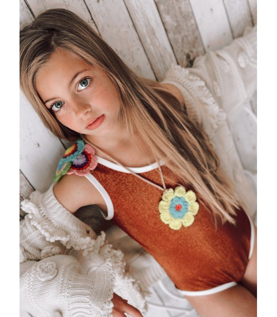 Collar Flor Crochet Isabella